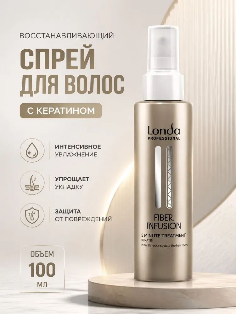 Кератиновый спрей для волос - Londa Fiber Infusion