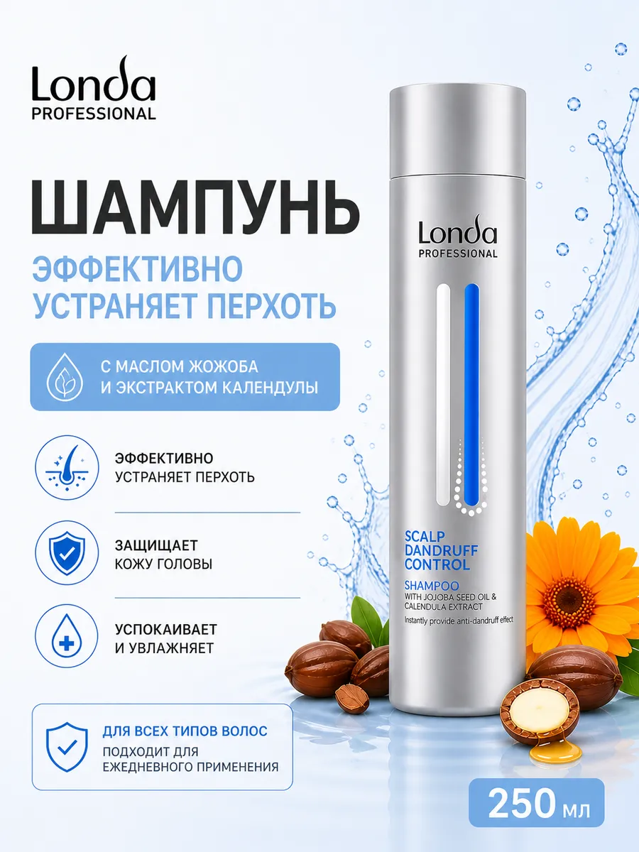 Шампунь против перхоти - Londa Scalp Dandruff Control