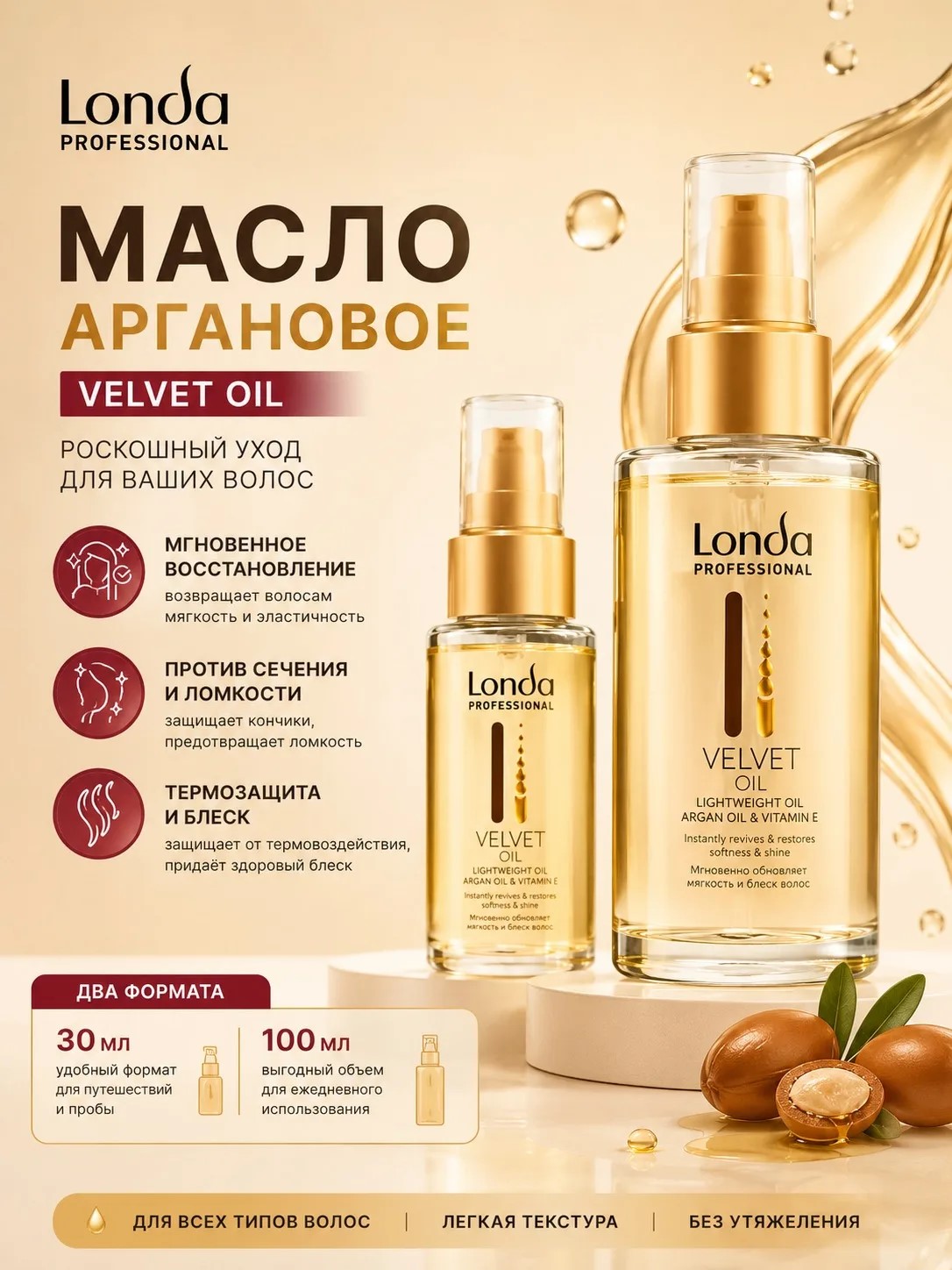 Масло аргановое - Londa Velvet Oil